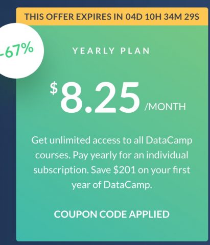 datacamp subscription